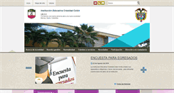 Desktop Screenshot of iecristobalcolon.morroa-sucre.gov.co